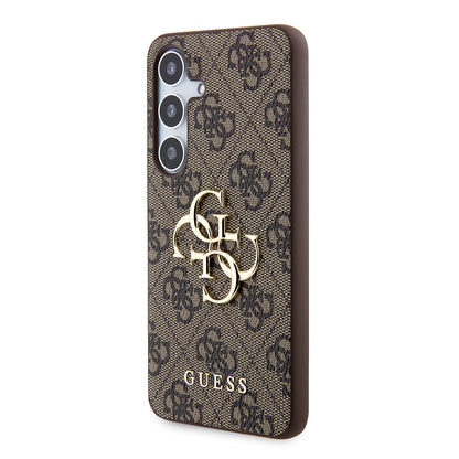 Husa pentru Samsung Galaxy S24+ S926, Guess, 4G Big Logo, Maro