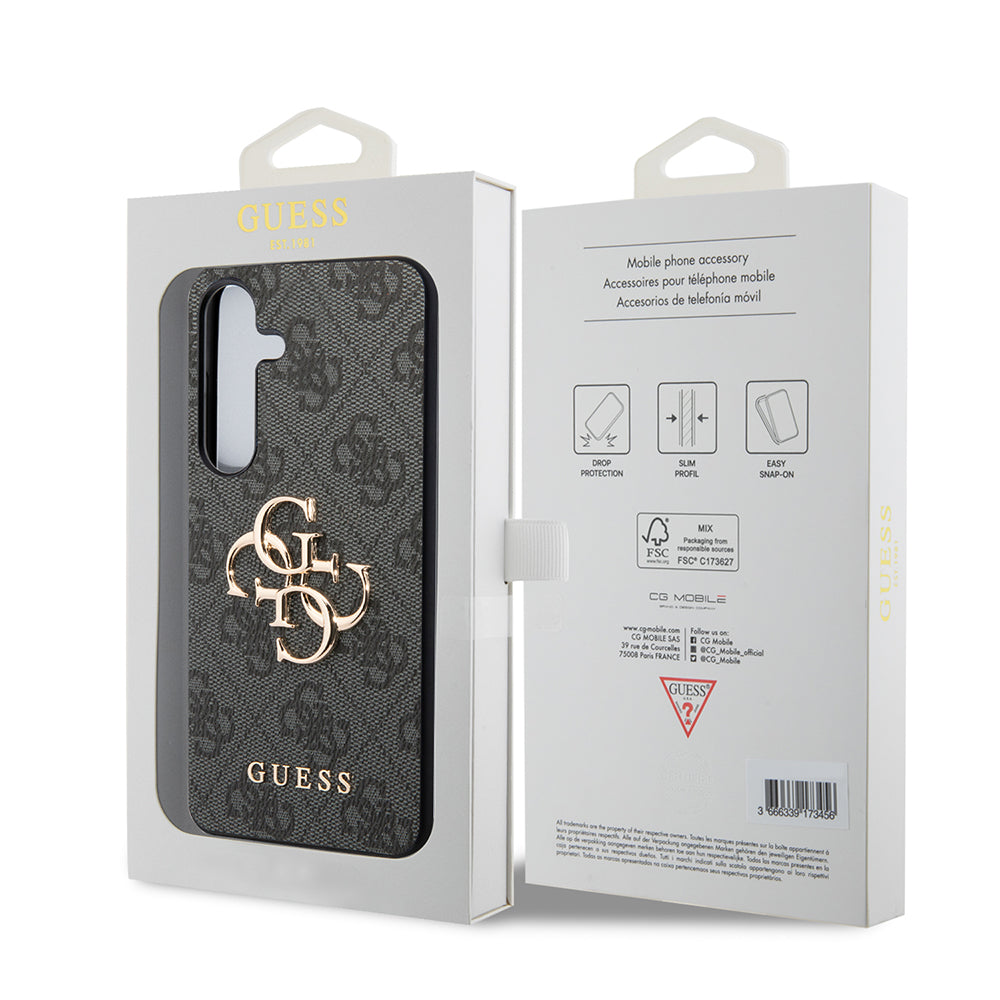 Husa pentru Samsung Galaxy S24+ S926, Guess, 4G Big Logo, Neagra