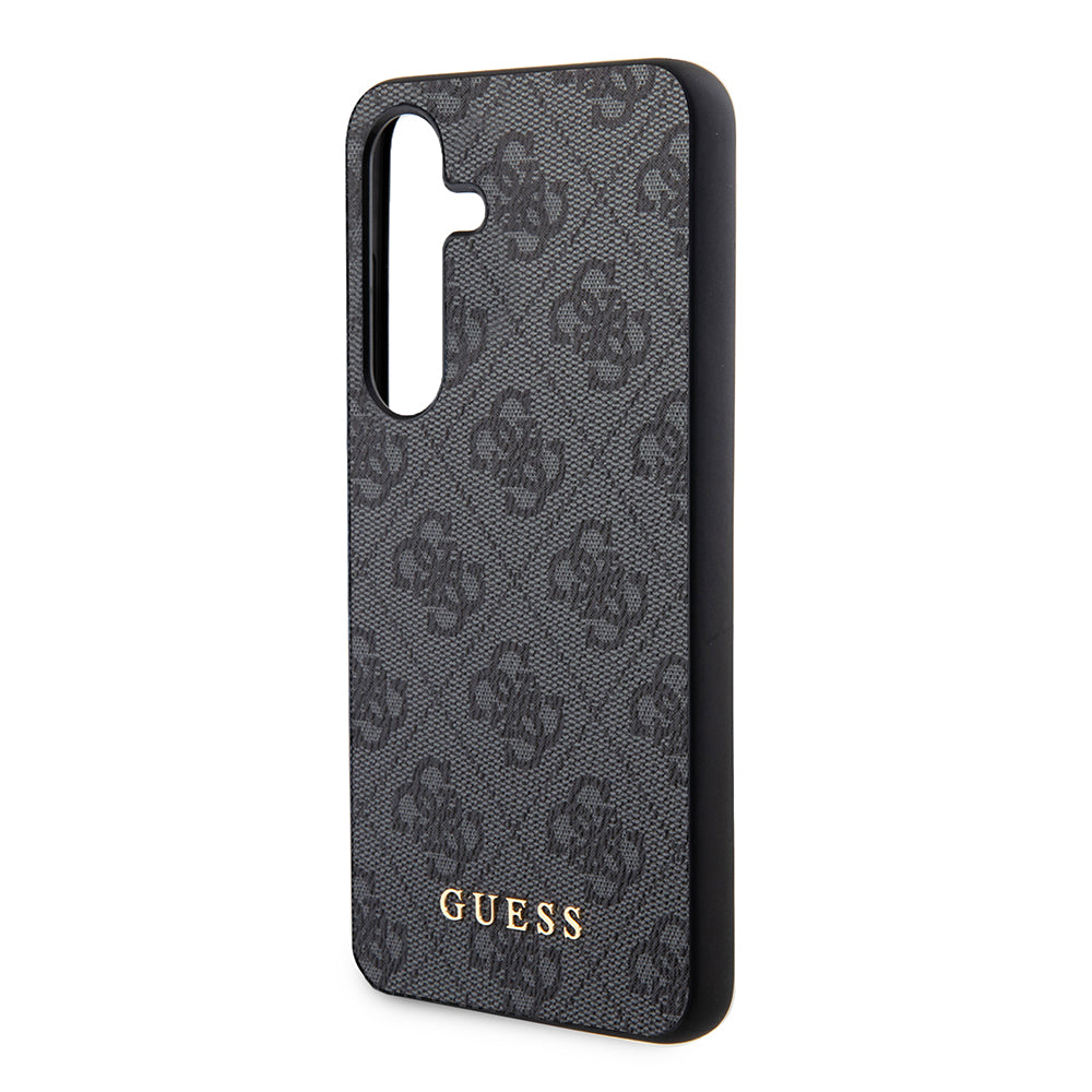 Husa pentru Samsung Galaxy S24+ S926, Guess, 4G Metal Gold Logo, Neagra