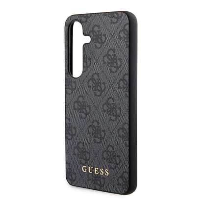 Husa pentru Samsung Galaxy S24+ S926, Guess, 4G Metal Gold Logo, Neagra