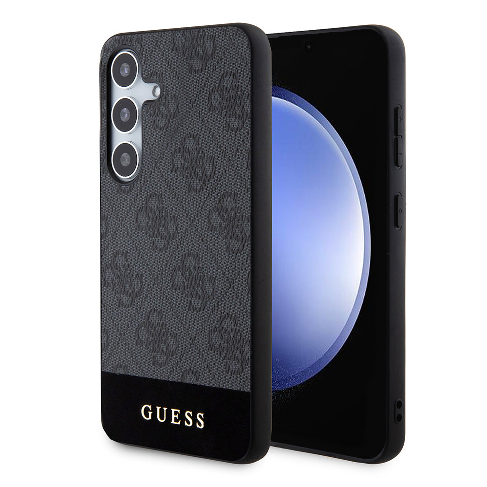 Husa pentru Samsung Galaxy S24+ S926, Guess, 4G Stripe, Neagra