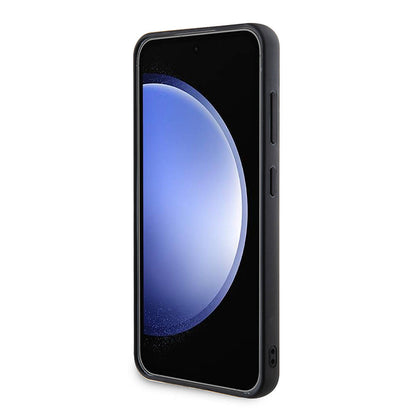 Husa pentru Samsung Galaxy S24+ S926, Guess, Rhinestone Triangle Logo, Neagra