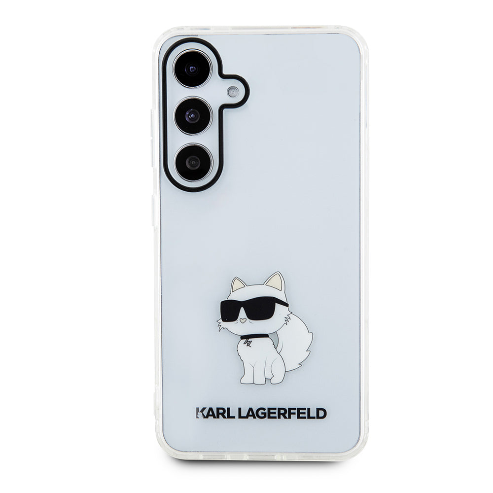 Husa pentru Samsung Galaxy S24+ S926, Karl Lagerfeld, IML Luxury Choupette, Transparenta