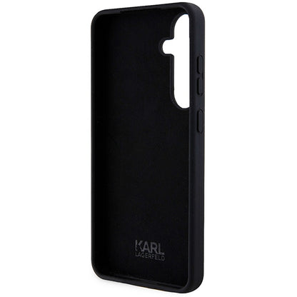 Husa pentru Samsung Galaxy S24+ S926, Karl Lagerfeld, Silicone Ikonik NFT, Neagra