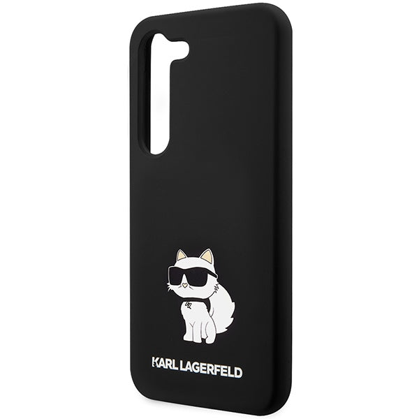 Husa pentru Samsung Galaxy S24+ S926, Karl Lagerfeld, Silicone Choupette, Neagra