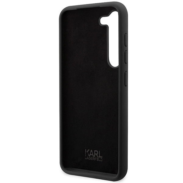 Husa pentru Samsung Galaxy S24+ S926, Karl Lagerfeld, Silicone Choupette, Neagra