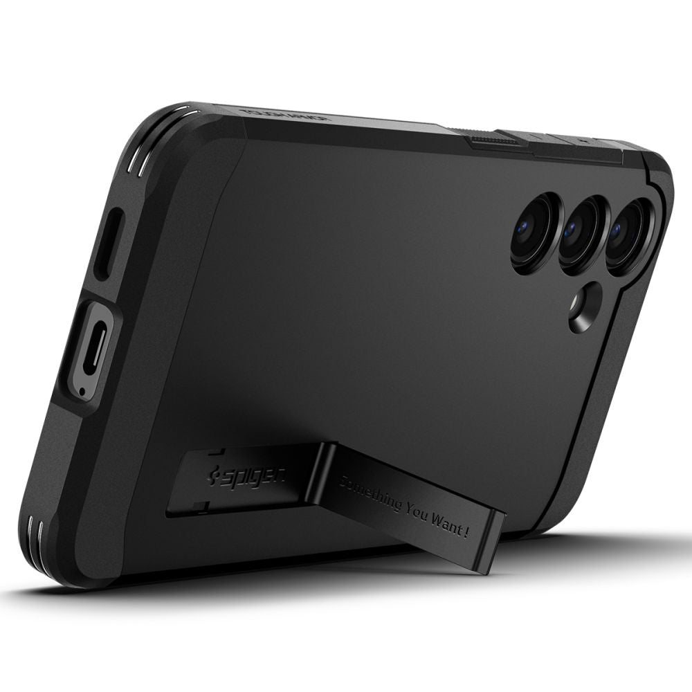 Husa pentru Samsung Galaxy S24+ S926, Spigen, Tough Armor, Neagra ACS07332