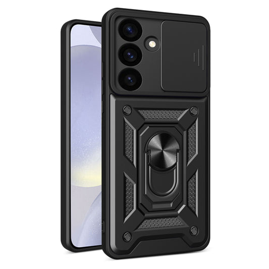 Husa pentru Samsung Galaxy S24+ S926, Techsuit, CamShield, Neagra