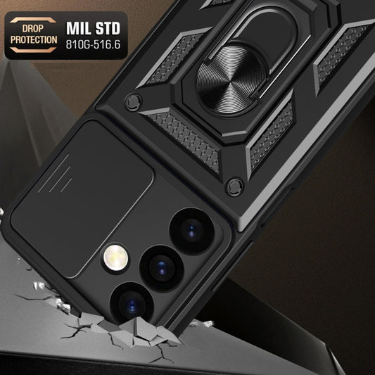 Husa pentru Samsung Galaxy S24+ S926, Techsuit, CamShield, Neagra