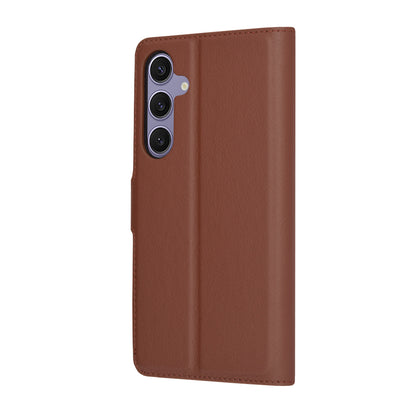 Husa pentru Samsung Galaxy S24+ S926, Techsuit, Leather Folio, Maro