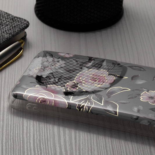 Husa pentru Samsung Galaxy S24+ S926, Techsuit, Marble, Gri