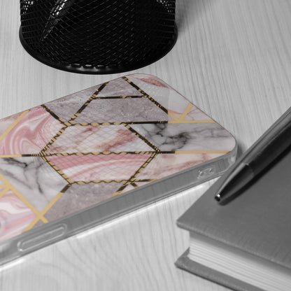 Husa pentru Samsung Galaxy S24+ S926, Techsuit, Marble, Roz