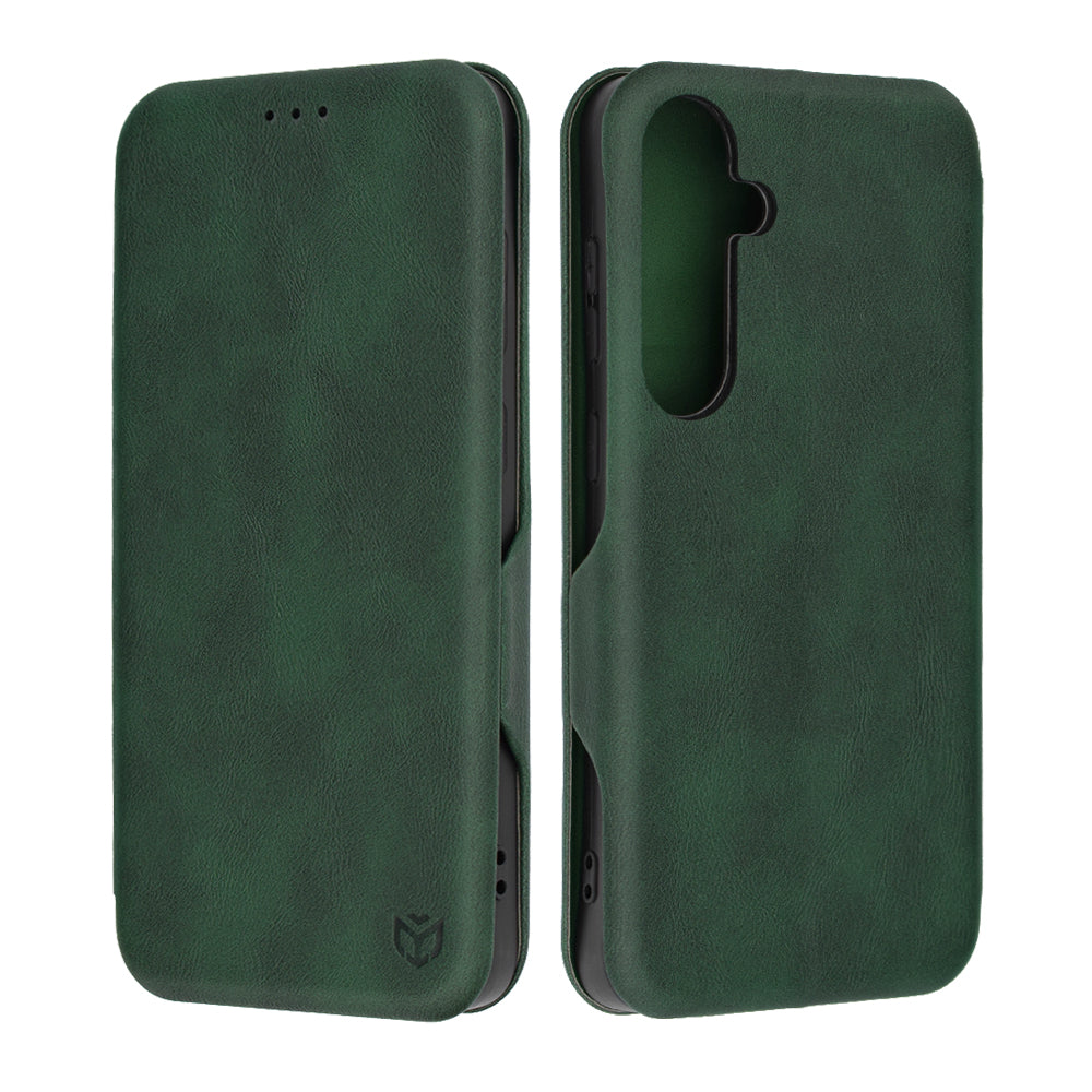Husa pentru Samsung Galaxy S24+ S926, Techsuit, Safe Wallet Plus, Verde
