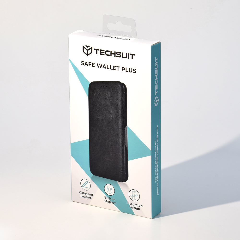 Husa pentru Samsung Galaxy S24+ S926, Techsuit, Safe Wallet Plus, Verde