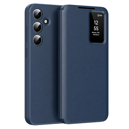 Husa pentru Samsung Galaxy S24+ S926, Techsuit, SmartView, Albastra