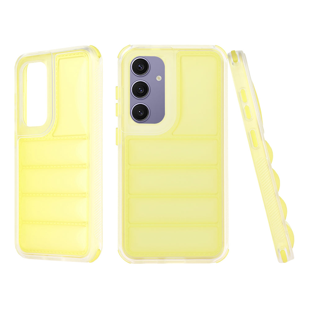 Husa pentru Samsung Galaxy S24+ S926, Techsuit, Wave Shield, Galbena