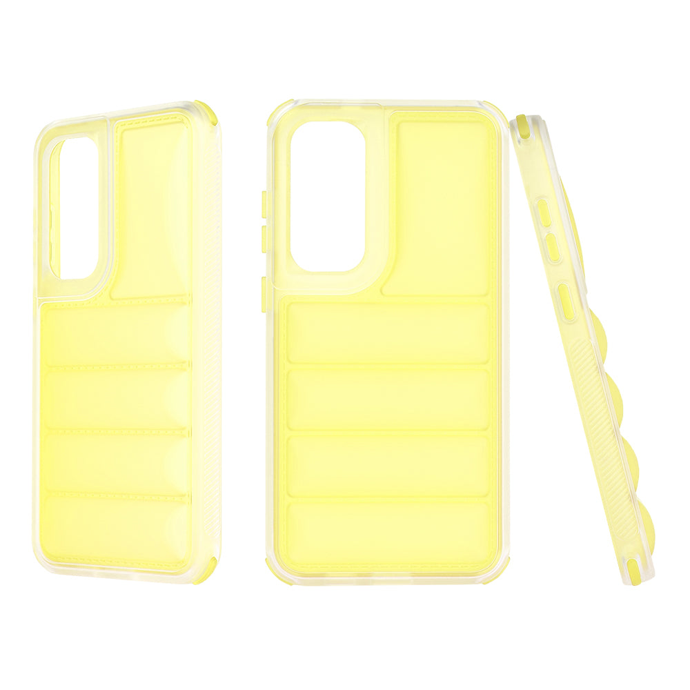 Husa pentru Samsung Galaxy S24+ S926, Techsuit, Wave Shield, Galbena