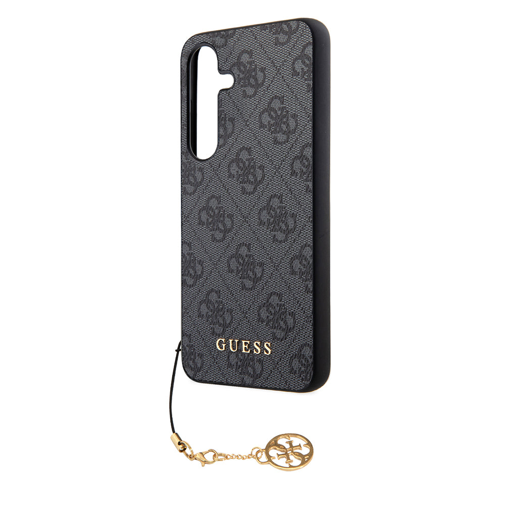Husa pentru Samsung Galaxy S24 S921, Guess, 4G Charm, Neagra