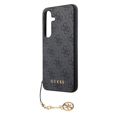 Husa pentru Samsung Galaxy S24 S921, Guess, 4G Charm, Neagra