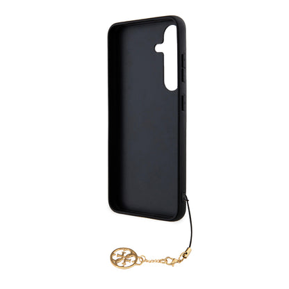 Husa pentru Samsung Galaxy S24 S921, Guess, 4G Charm, Neagra