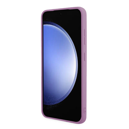 Husa pentru Samsung Galaxy S24 S921, Guess, Glitter Script, Mov