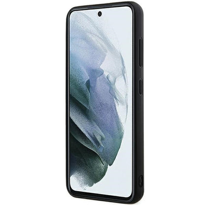 Husa pentru Samsung Galaxy S24 S921, Karl Lagerfeld, 3D Rubber Glitter Logo, Neagra