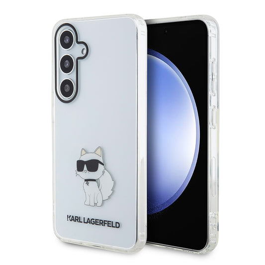 Husa pentru Samsung Galaxy S24 S921, Karl Lagerfeld, IML Luxury Choupette, Transparenta