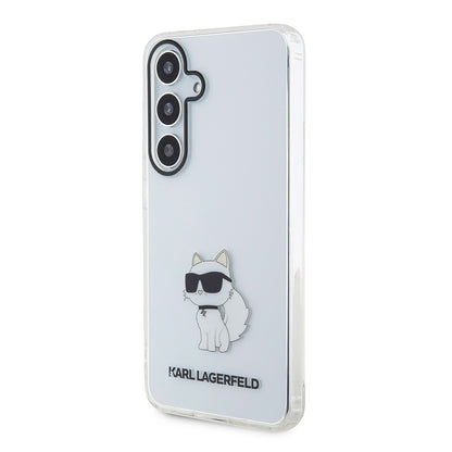 Husa pentru Samsung Galaxy S24 S921, Karl Lagerfeld, IML Luxury Choupette, Transparenta