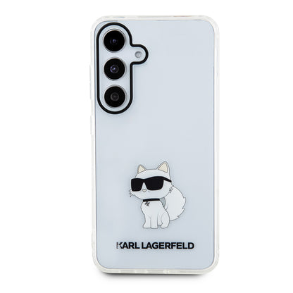 Husa pentru Samsung Galaxy S24 S921, Karl Lagerfeld, IML Luxury Choupette, Transparenta