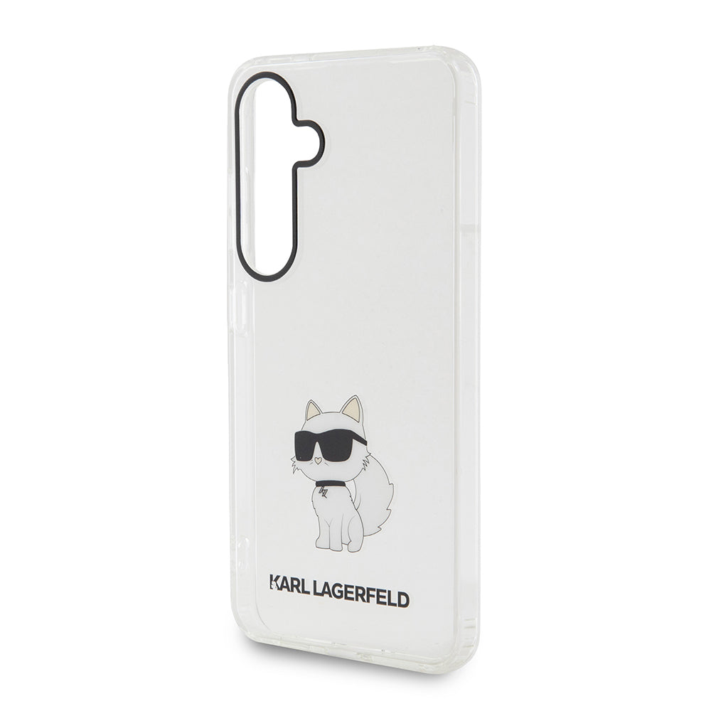Husa pentru Samsung Galaxy S24 S921, Karl Lagerfeld, IML Luxury Choupette, Transparenta