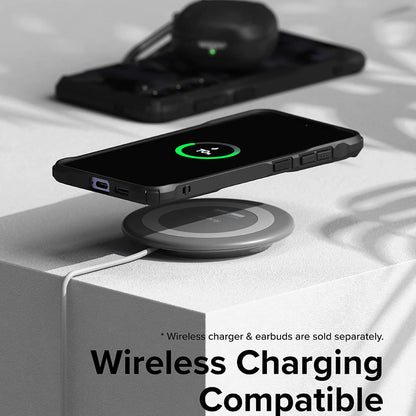 Husa pentru Samsung Galaxy S24 S921, Ringke, Fusion X, Neagra