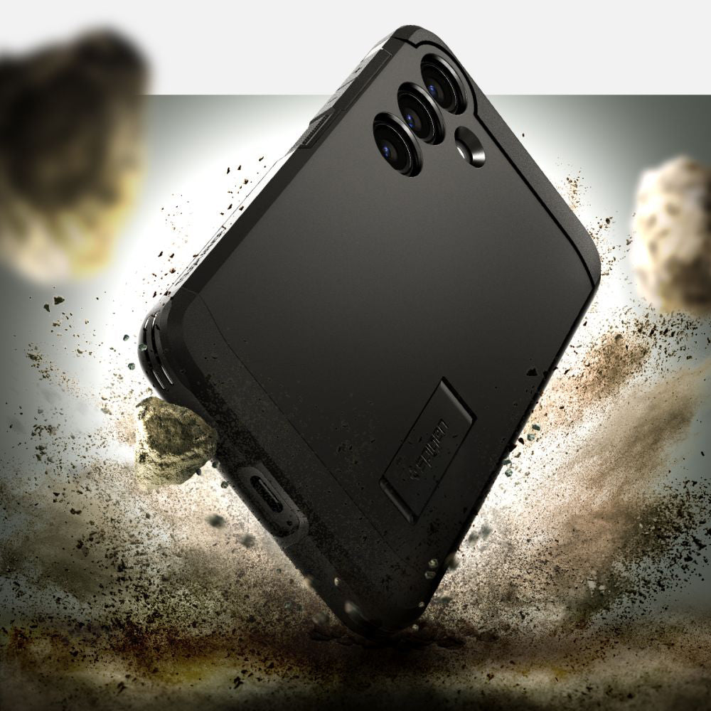 Husa pentru Samsung Galaxy S24 S921, Spigen, Tough Armor, Neagra ACS07355