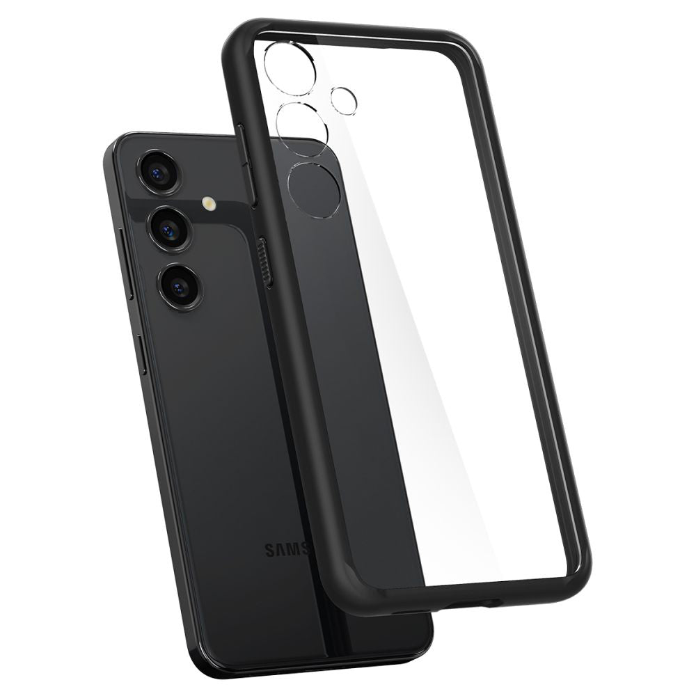Husa pentru Samsung Galaxy S24 S921, Spigen, Ultra Hybrid, Neagra Mata ACS07352