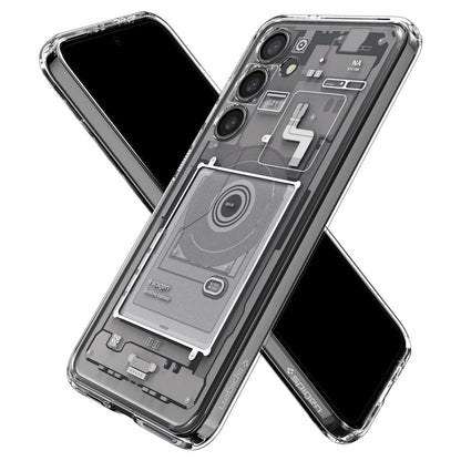 Husa pentru Samsung Galaxy S24 S921, Spigen, Ultra Hybrid Zero One, Alba
