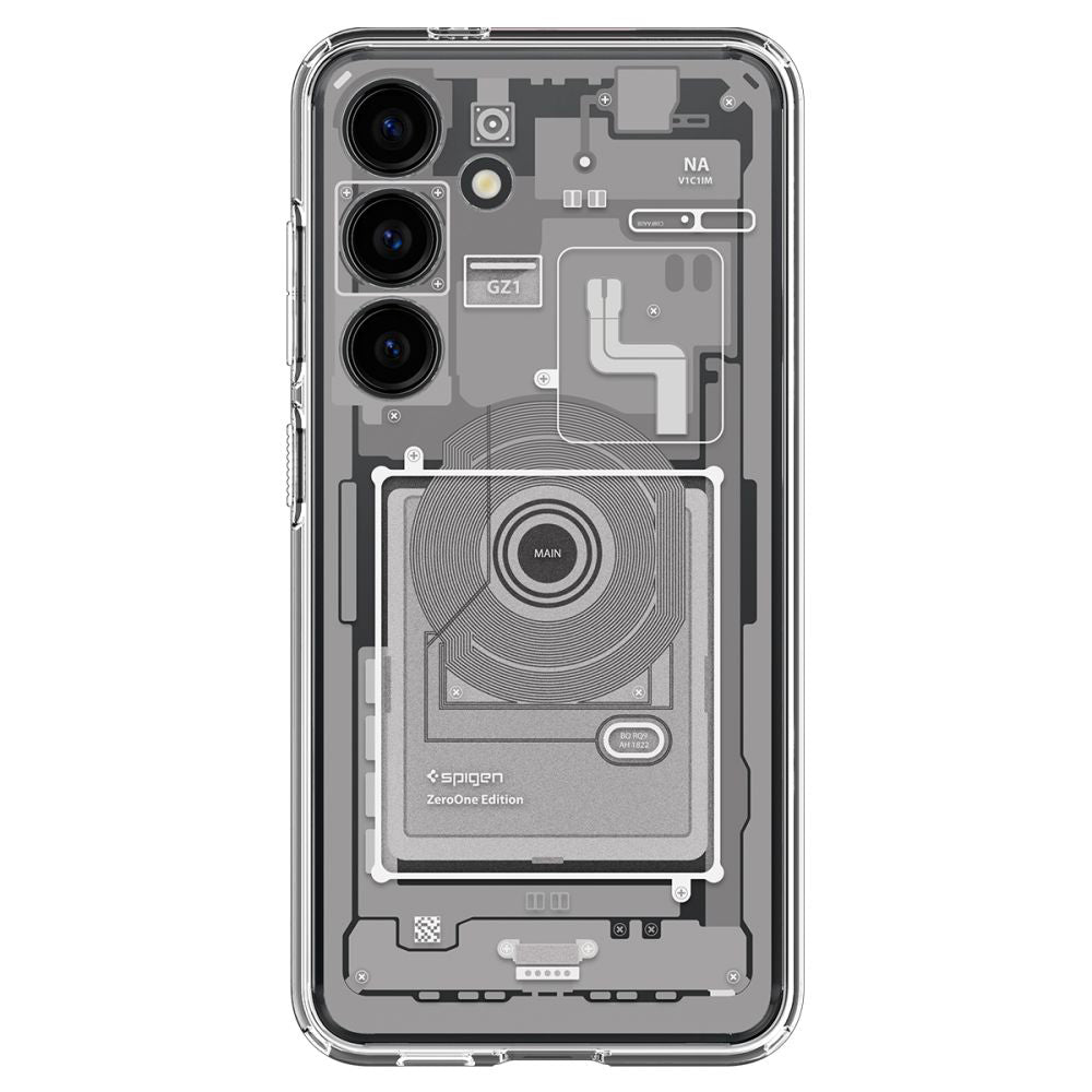 Husa pentru Samsung Galaxy S24 S921, Spigen, Ultra Hybrid Zero One, Alba