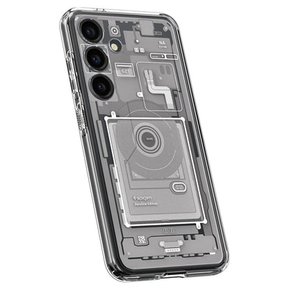 Husa pentru Samsung Galaxy S24 S921, Spigen, Ultra Hybrid Zero One, Alba