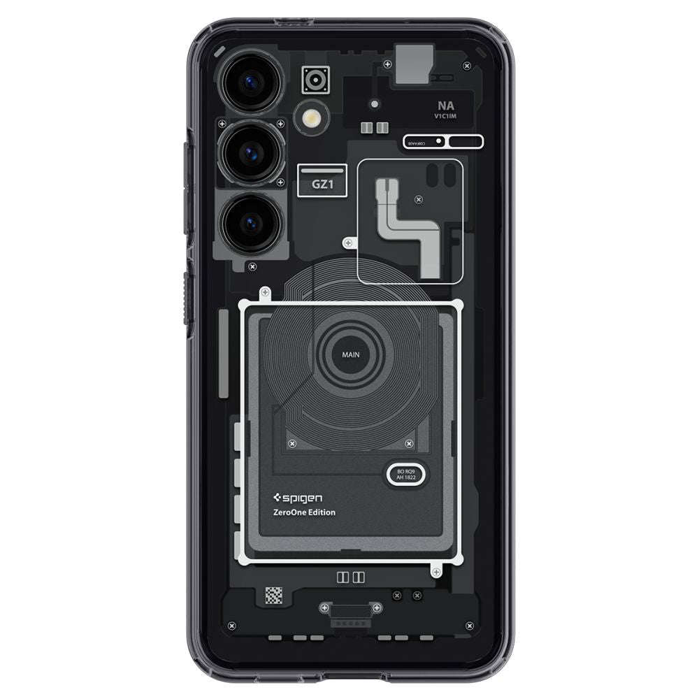 Husa pentru Samsung Galaxy S24 S921, Spigen, Ultra Hybrid Zero One, Neagra Mata ACS07350