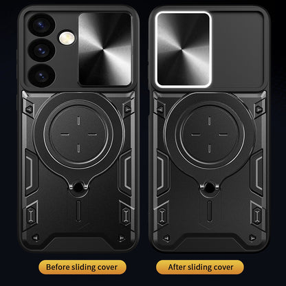 Husa pentru Samsung Galaxy S24 S921, Techsuit, CamGuard Pro, Albastra