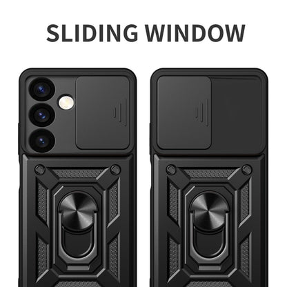 Husa pentru Samsung Galaxy S24 S921, Techsuit, CamShield, Neagra