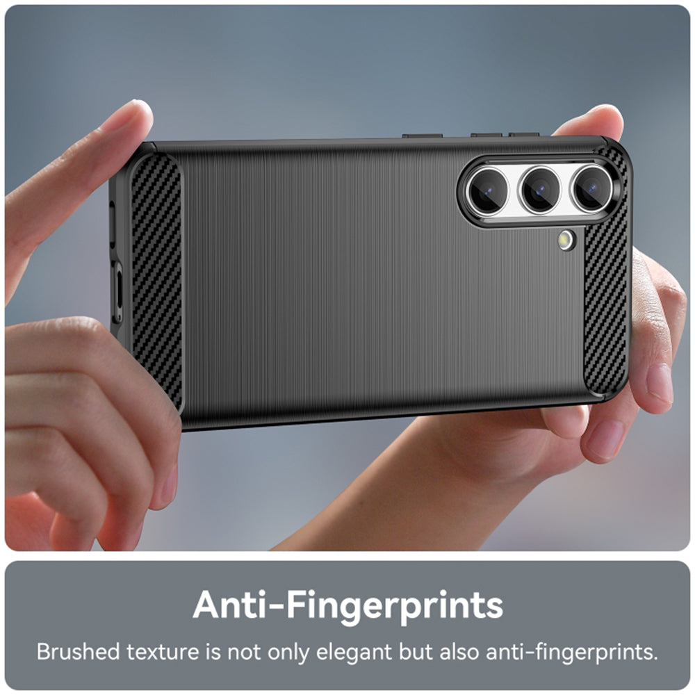 Husa pentru Samsung Galaxy S24 S921, Techsuit, Carbon, Neagra