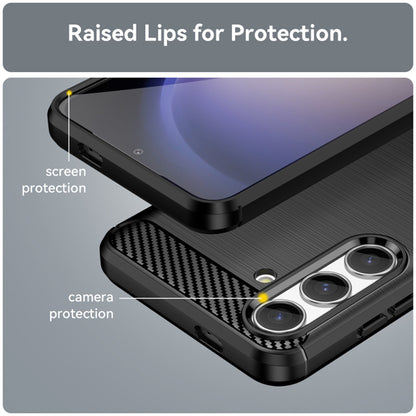Husa pentru Samsung Galaxy S24 S921, Techsuit, Carbon, Neagra