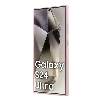 Husa pentru Samsung Galaxy S24 Ultra S928, Guess, Glitter Script, Aurie