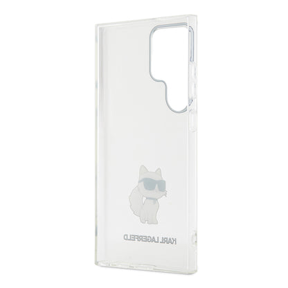 Husa pentru Samsung Galaxy S24 Ultra S928, Karl Lagerfeld, IML Luxury Choupette, Transparenta