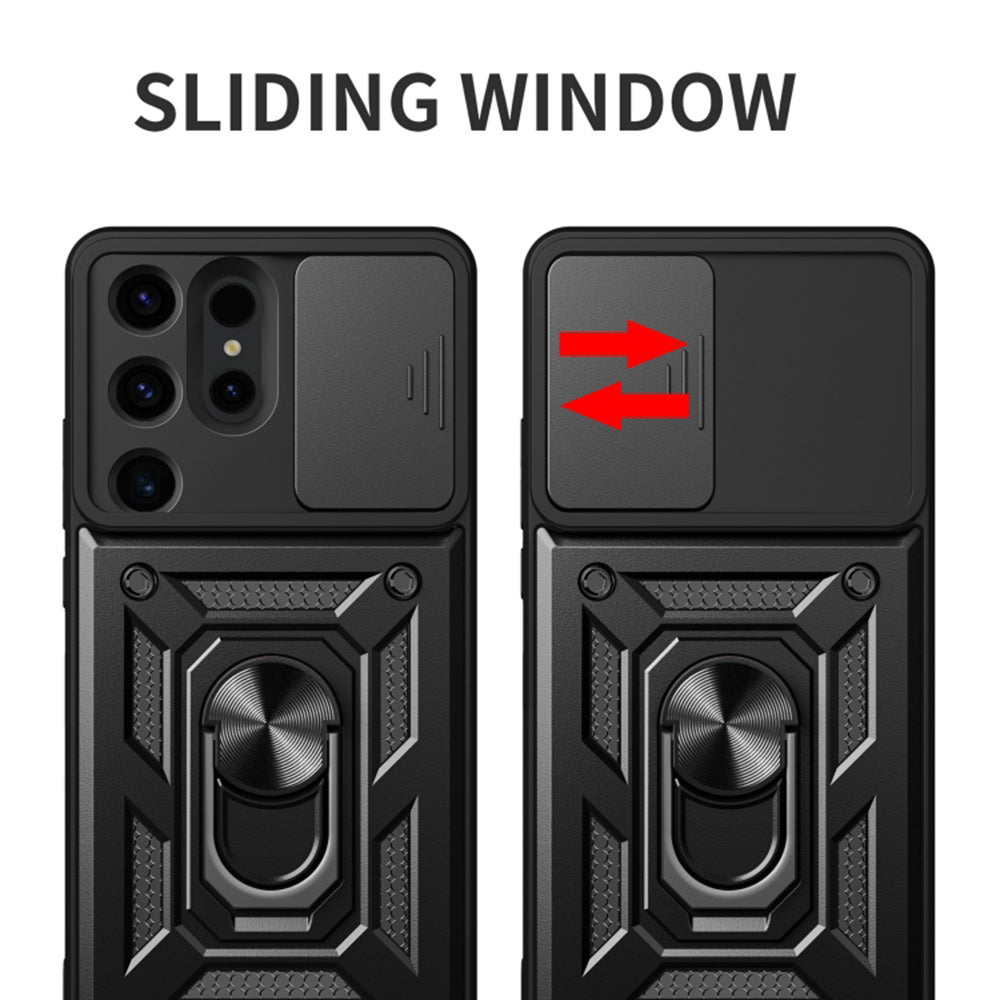 Husa pentru Samsung Galaxy S24 Ultra S928, Techsuit, CamShield, Neagra