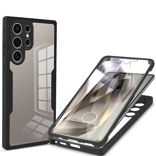 Husa pentru Samsung Galaxy S24 Ultra S928, Techsuit, ColorVerse 360, Neagra