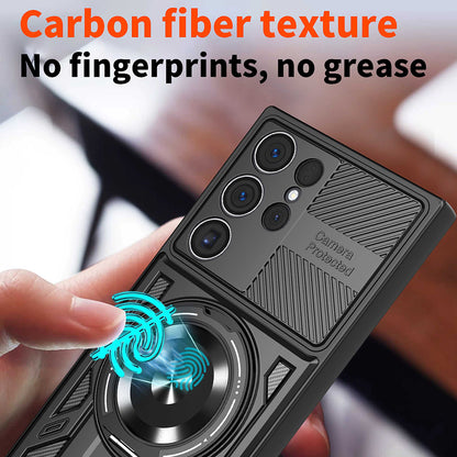 Husa pentru Samsung Galaxy S24 Ultra S928, Techsuit, RuggedCam, Albastra