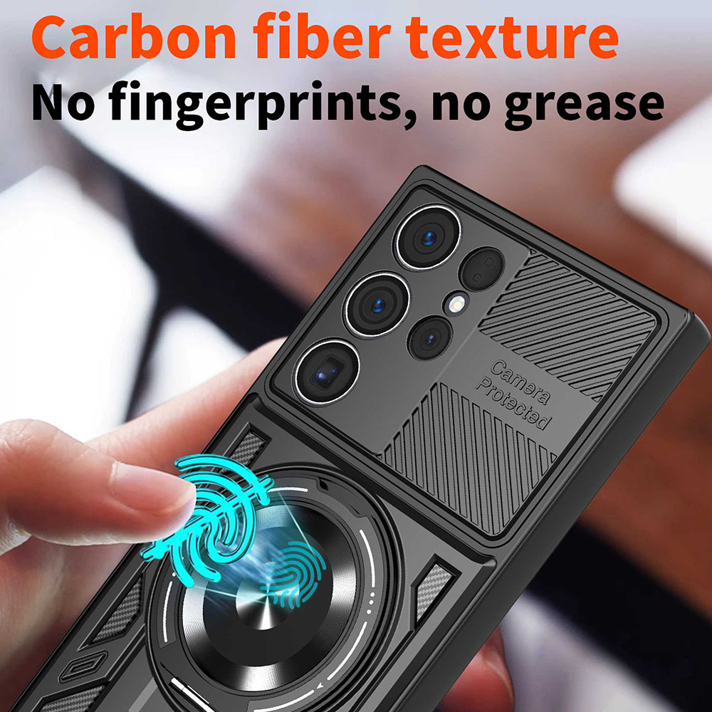 Husa pentru Samsung Galaxy S24 Ultra S928, Techsuit, RuggedCam, Gri