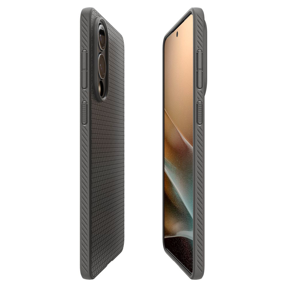 Husa pentru Samsung Galaxy S25 Edge S937, Spigen, Liquid Air, Gri