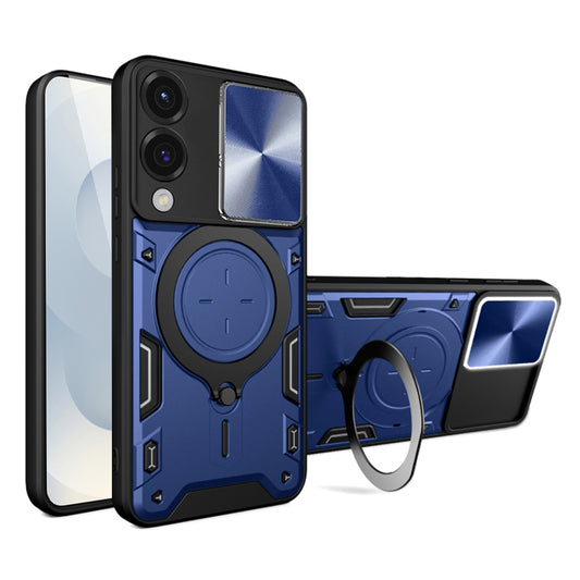 Husa pentru Samsung Galaxy S25 Edge S937, Techsuit, CamGuard Pro, Albastra