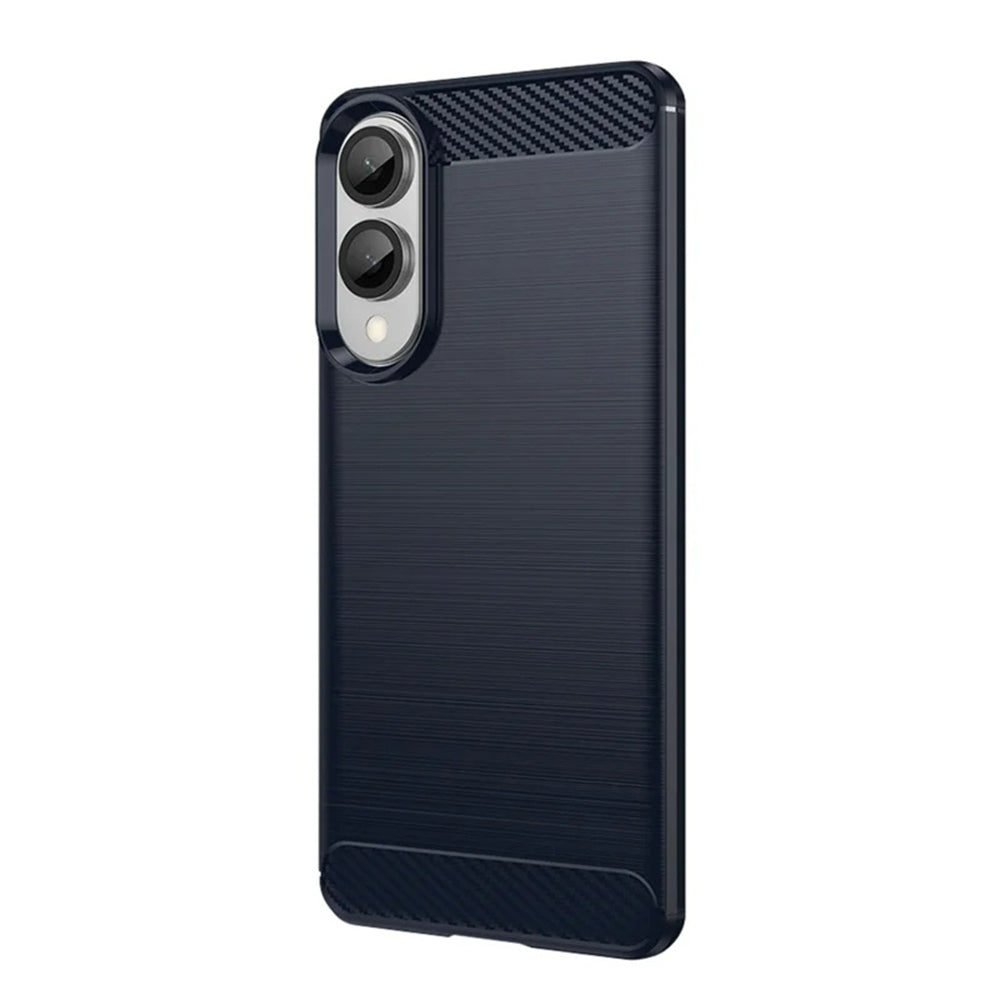 Husa pentru Samsung Galaxy S25 Edge S937, Techsuit, Carbon, Albastra